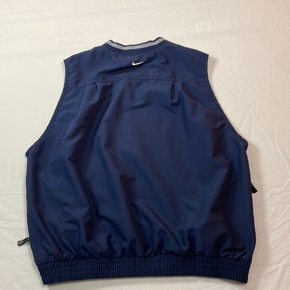 Nike Mens Golf pullover vest with 2 zipper pockets navy blue size large - Picture 3 of 11